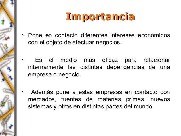 Caracteristicas carta comercial