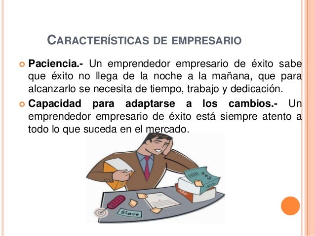 caracteristicas de emprendedor