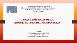 República Bolivariana de Venezuela
Ministerio del Poder Popular Para la Educación Superior
I.U.P “Santiago Mariño”-extensi...
