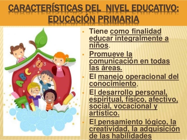 Caracteristicas de la educación