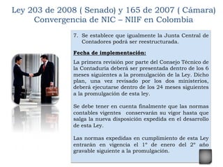Caracteristicas de la ley 1314 2009 | PDF