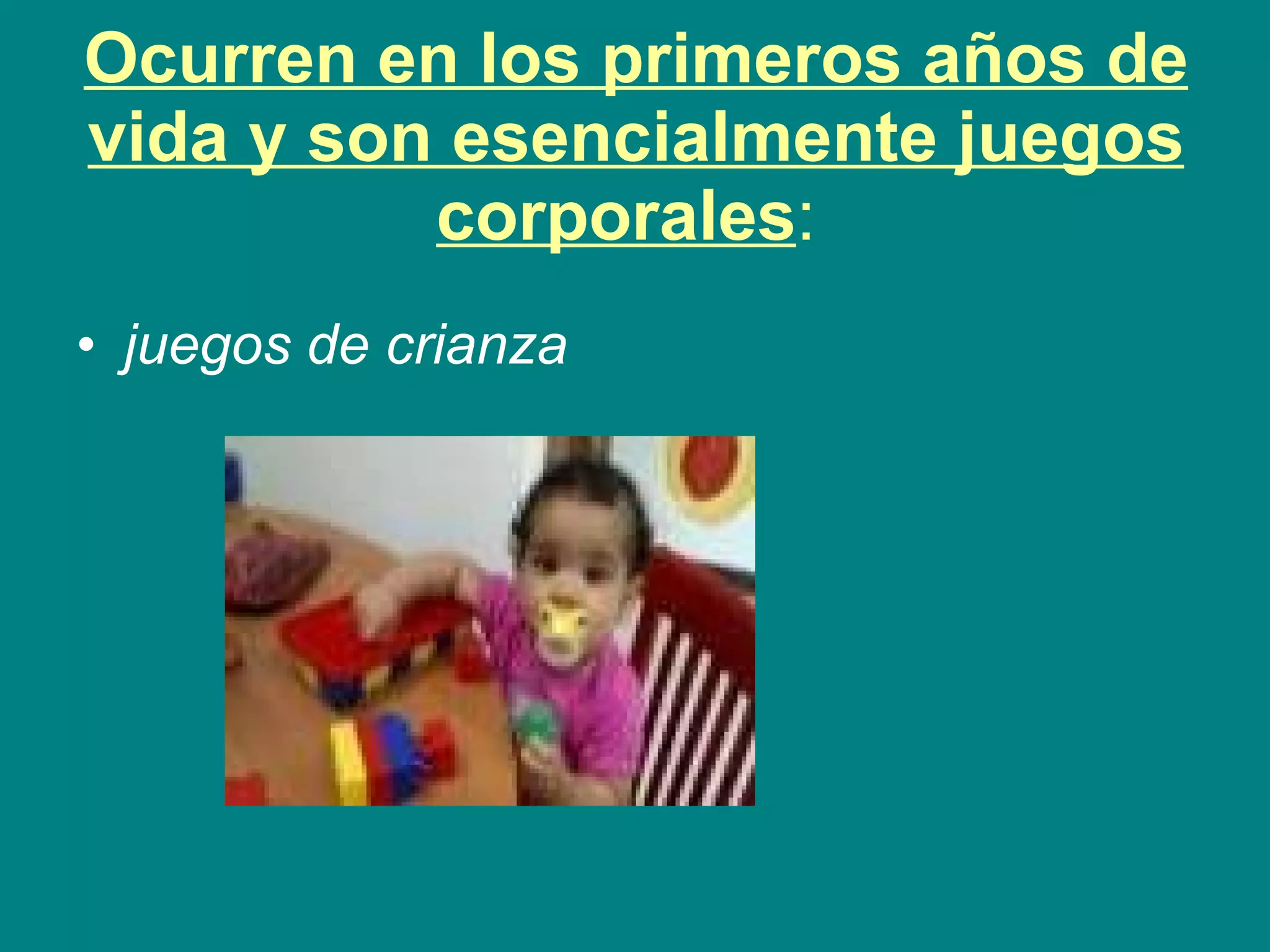 Caracteristicas de los juegos de crianza PPT