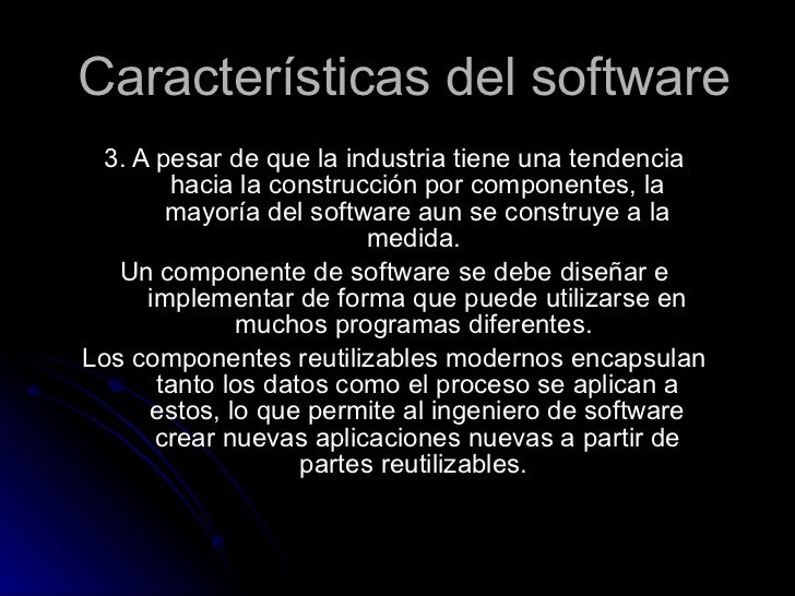 Caracteristicas Del Software