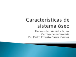 Universidad América latina 
Carrera de enfermería 
Dr. Pedro Ernesto García Gómez 
 