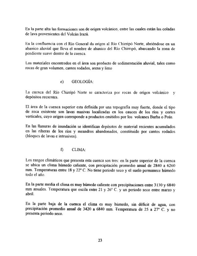 Caracteristicas Geomorfologicas Geologicas Y Climatica