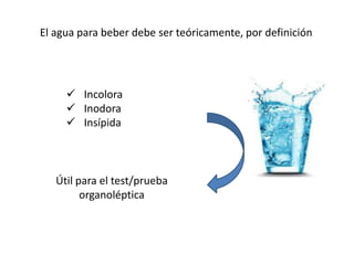 Microbiologia de las aguas embotelladas-Personal tecnico | PPTX