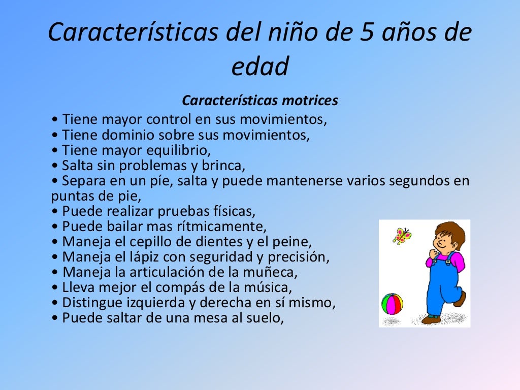 Caracteristicas preescolares
