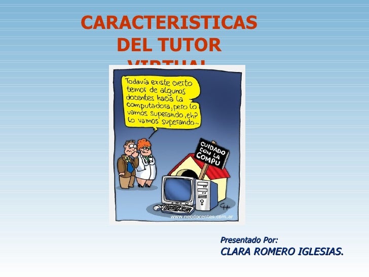 Caracteristicas tutor virtual