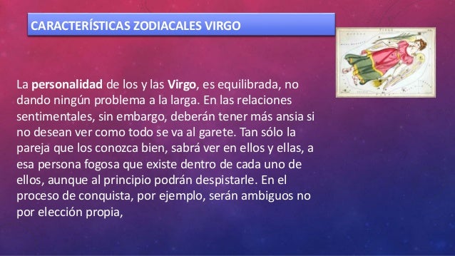Caracteristicas Zodiacales De Virgo