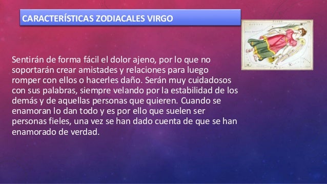 Caracteristicas Zodiacales De Virgo