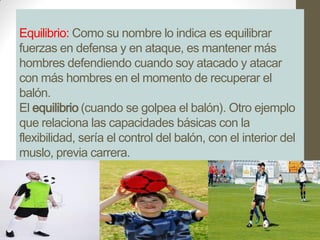 Caracterización del fútbol