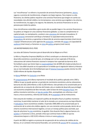 Caracterizcion pypes peru