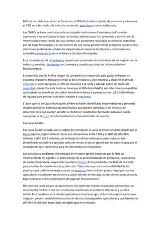 Caracterizcion pypes peru