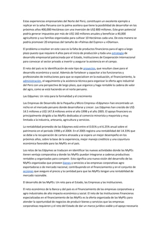 Caracterizcion pypes peru