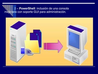 2 –  PowerShell : inclusión de una consola  mejorada con soporte GUI para administración. 