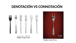 DENOTACIÓN VS CONNOTACIÓN
Fuente: Google Photos
Fuente: Google Photos
 