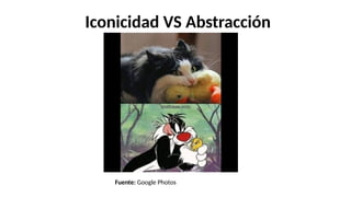 Iconicidad VS Abstracción
Fuente: Google Photos
 