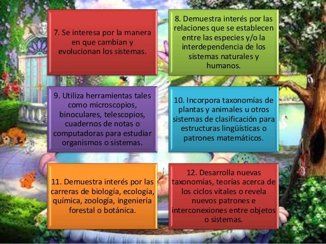 Características De Las Personas Que Poseen Inteligencia Naturalista