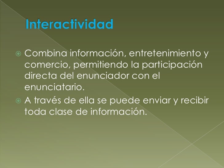 Características del discurso de la