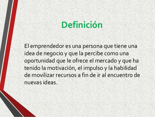 Características del emprendedor