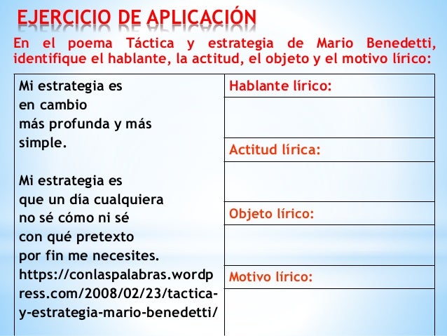 Características del género lírico