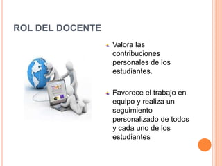 Características de los roles del docente y el estudiante | PPTX