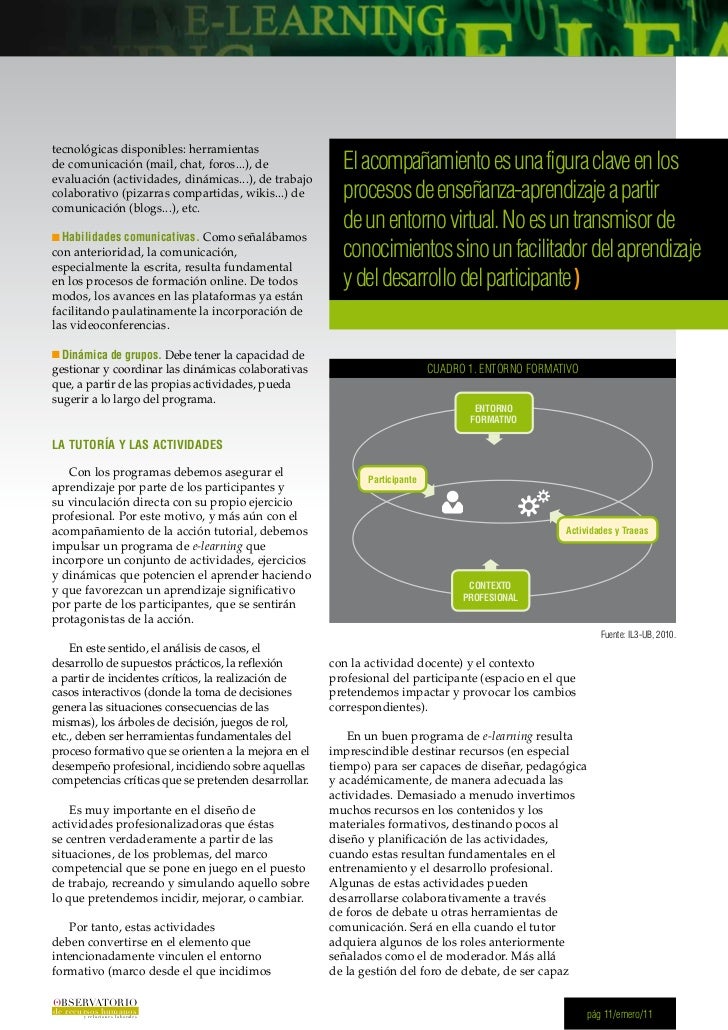 Características del tutor