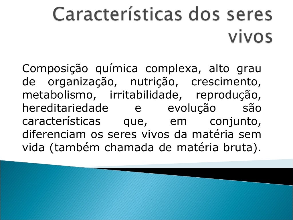 Cite As Características Gerais Dos Seres Vivos