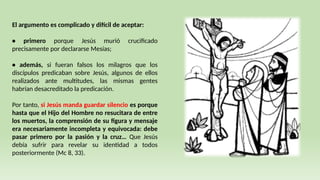 Características Generales y Teología del Evangelio según Marcos | PPTX