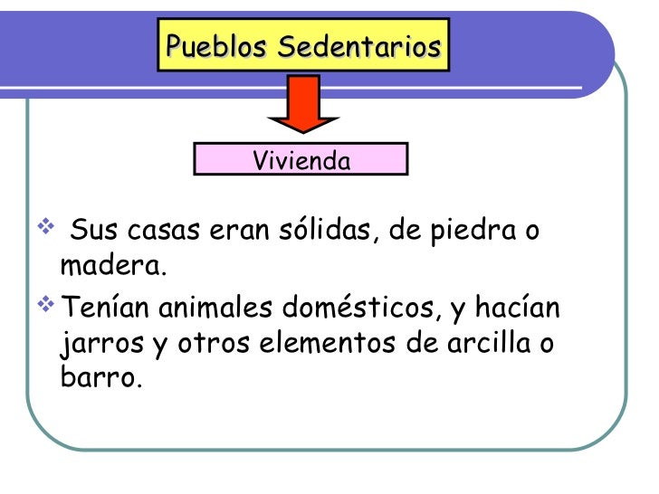 Características nomades y sedentarios. clase 5.