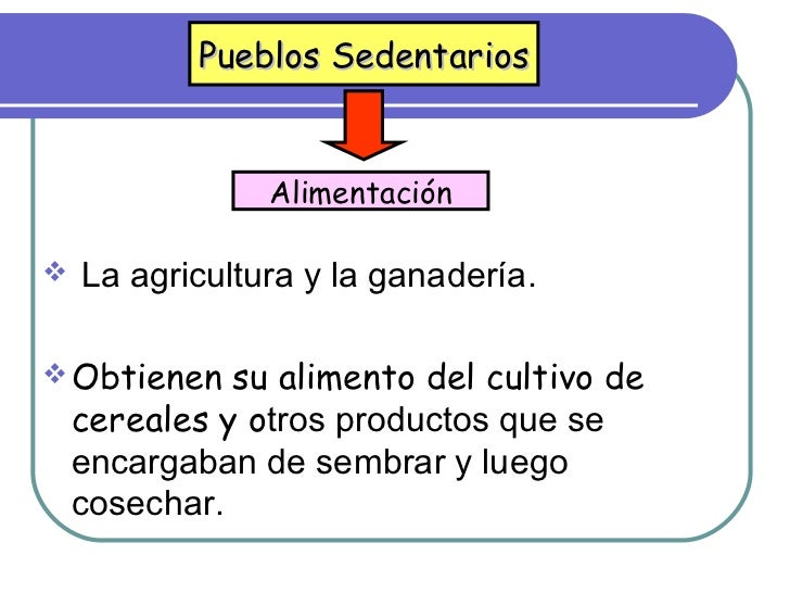 Características nomades y sedentarios. clase 5.