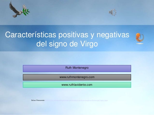 Caracteristicas Positivas Y Negativas Del Signo De Virgo