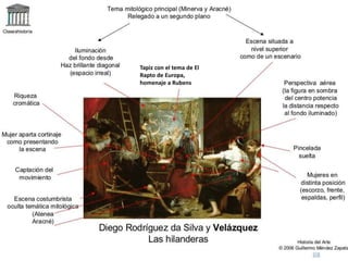 Cuarta Etapa. Madrid (1652-60):
Tapiz con el tema de El
Rapto de Europa,
homenaje a Rubens
 