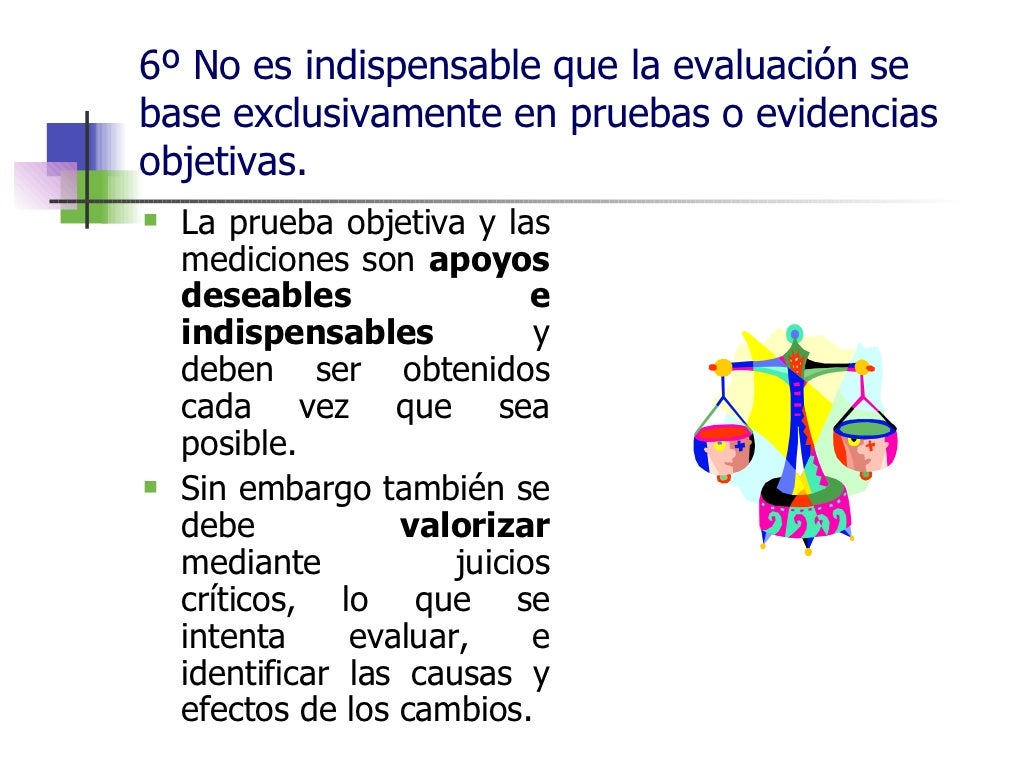 Características y principios generales de la evaluación educ 2