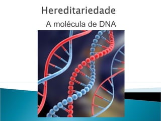A molécula de DNA
 