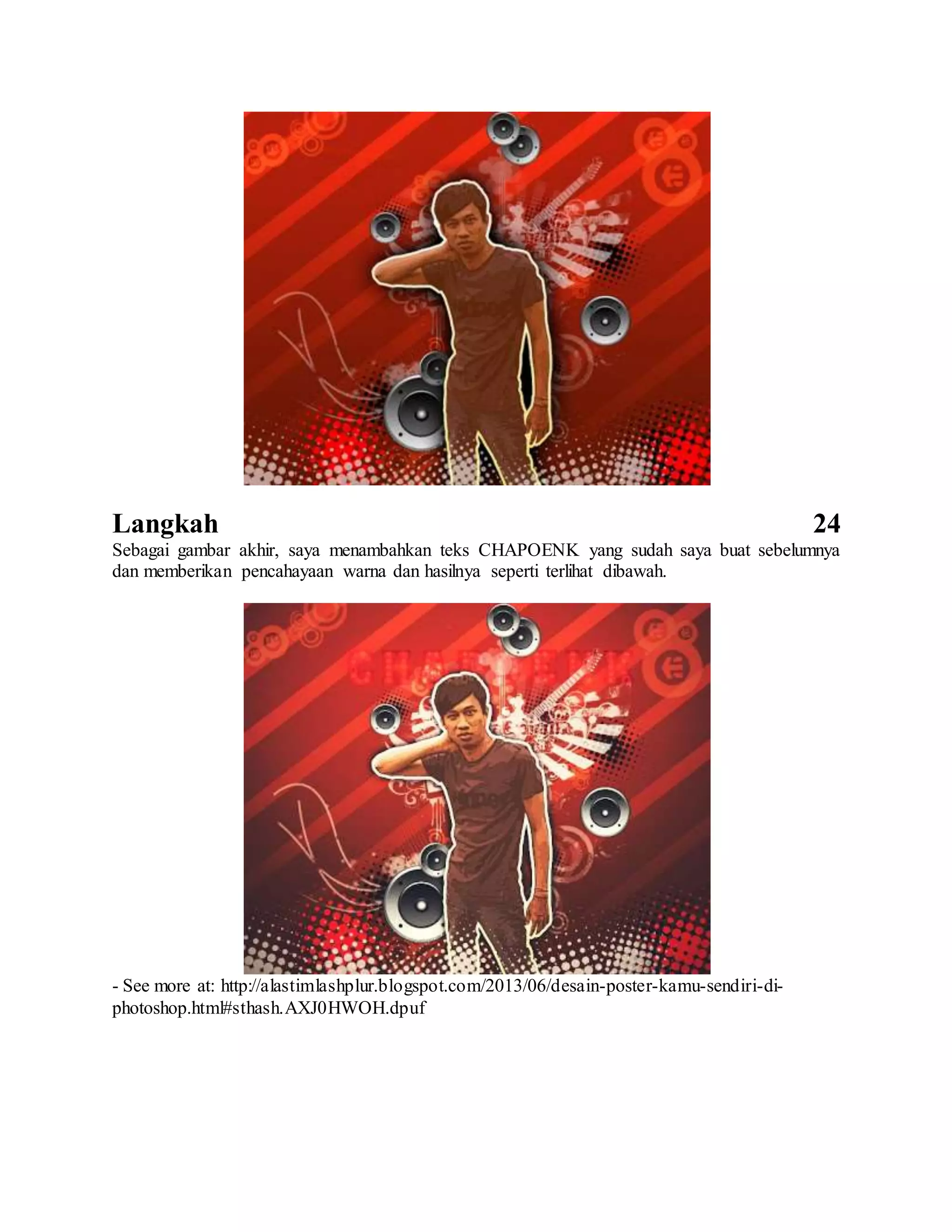 Cara desain poster sendiri di photoshop | PDF