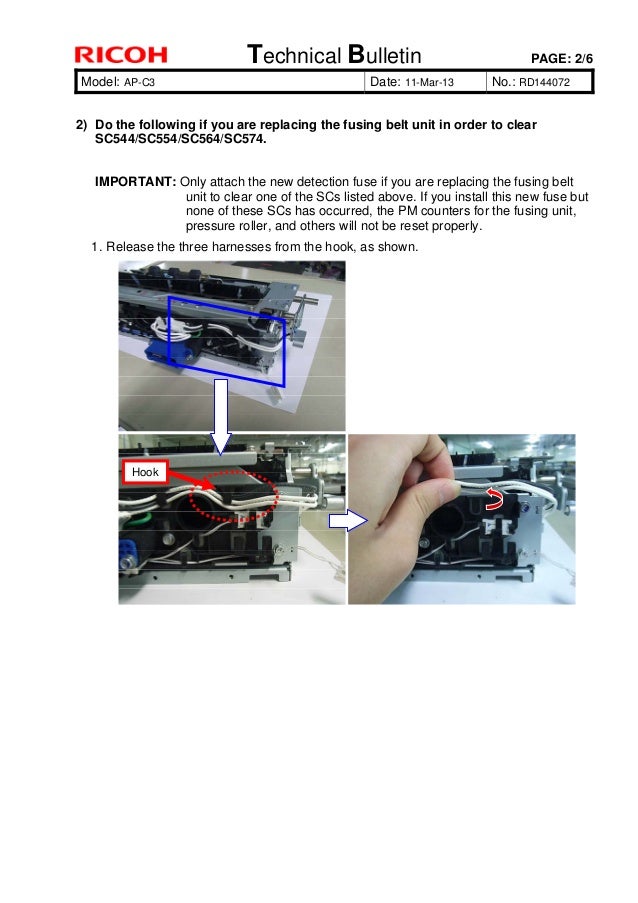 Fusing Belt Unit Needs To Be Replaced Now Belt Poster