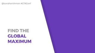 @caraharshman #CTAConf
1.
WHY
REDESIGN &
PERSONALIZE?
 