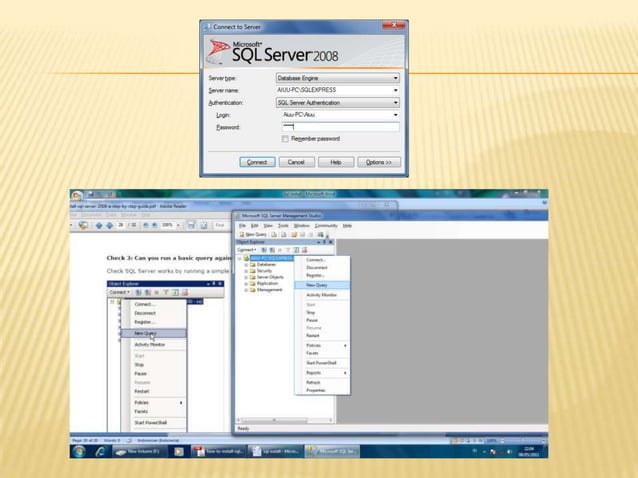Cara instalasi sql server | PPT