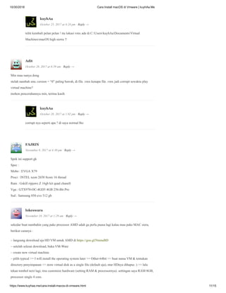Cara Install Mac Os Di Virtualbox
