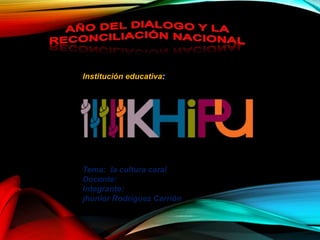 Institución educativa:
Tema: la cultura caral
Docente:
Integrante:
jhunior Rodríguez Carrión
 