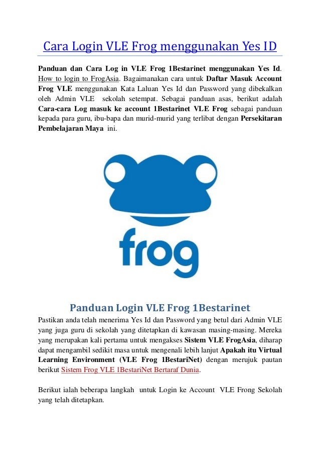 Frog Vle 1 Bestari | Ask Home Design Frog Vle 1 Bestari | Ask Home Design
