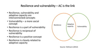 District Level Vulnerability Assessment- 26th Annual Confernce of AERA (India) -: By  Dr C A Rama Rao