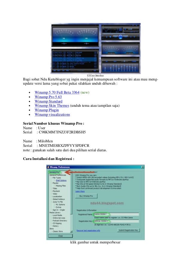 winamp pro registration key winamp pro registration key
