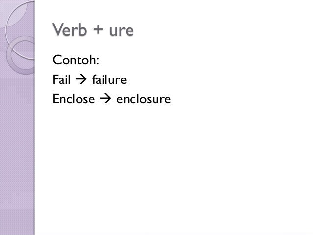 Cara membentuk kata benda (noun) bahasa inggris