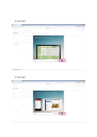 16. Klik “Next”.
17. Klik “Next”.
 