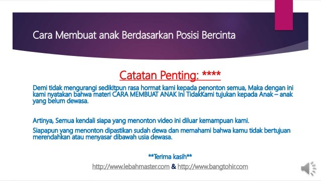 Cara Membuat Anak Yang Nikmat Cara Membuat Anak Yang Baik Lengkap Bergambar