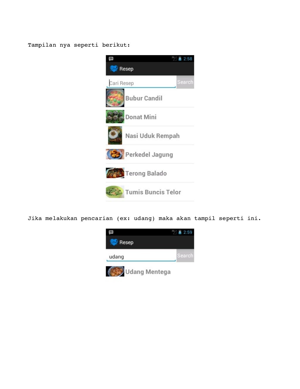 Cara Membuat Aplikasi Android Resep Masakan Sederhana Cara Membuat Aplikasi Android Resep Masakan Sederhana