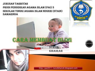  Cara  membuat  blog  baru 