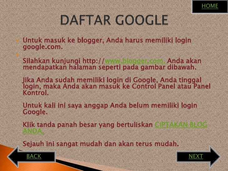 Cara Membuat Blog